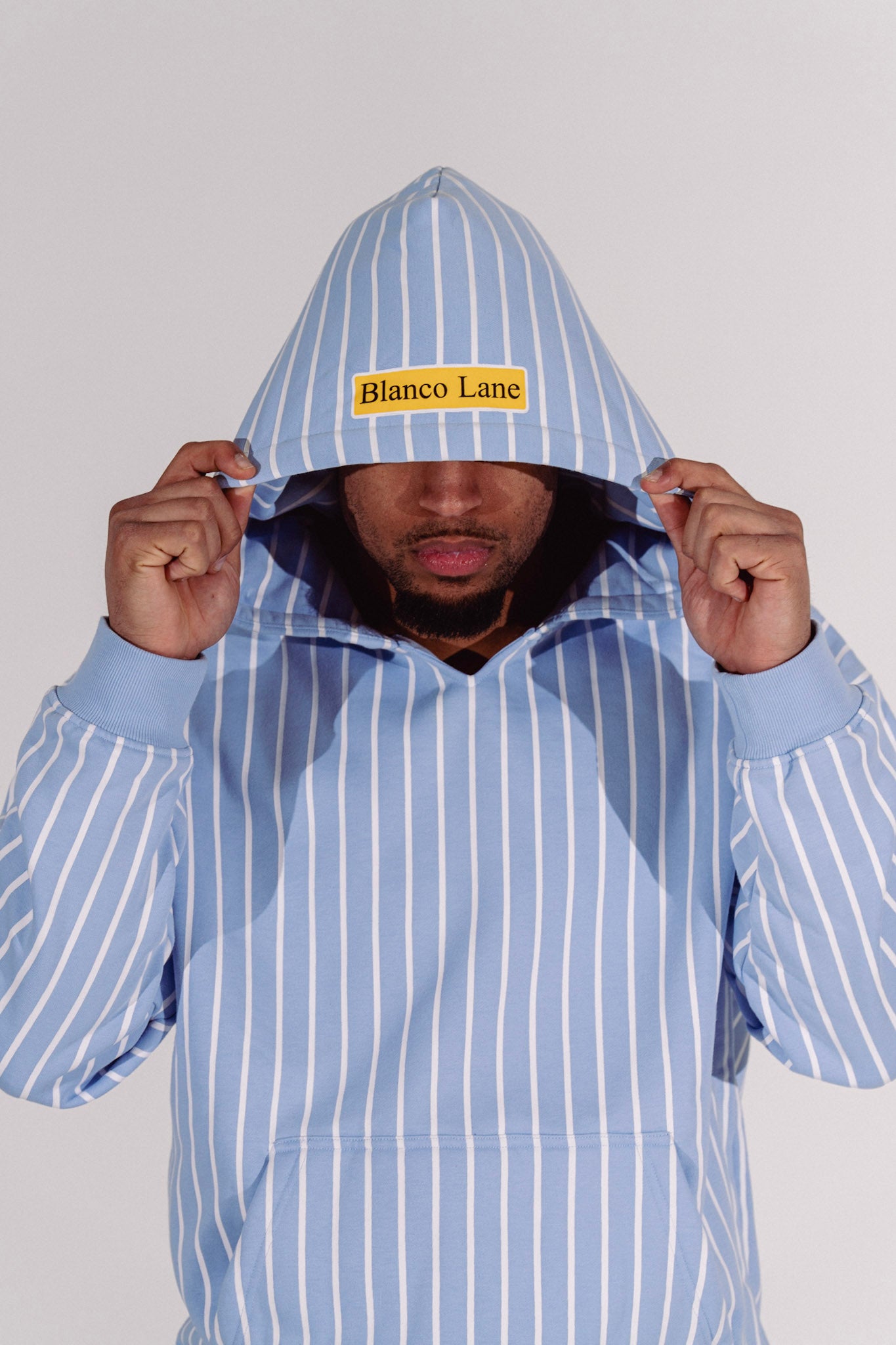 Blanco Pinstripe Hoodie