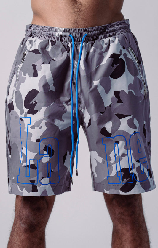 Blue/Grey Camo Swimtrunks